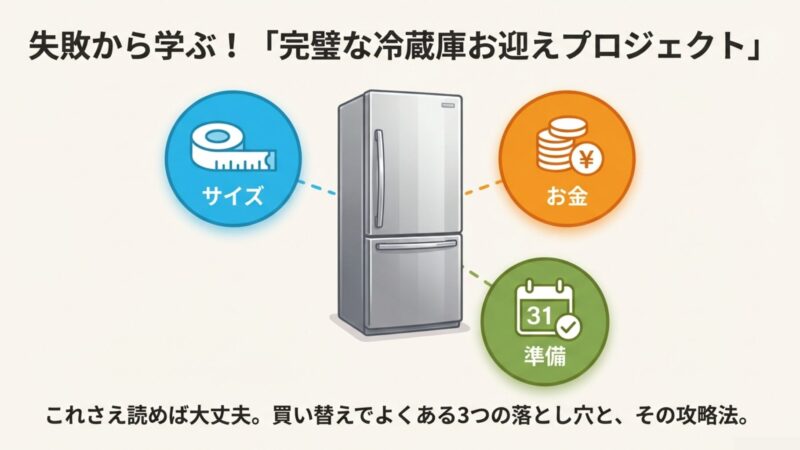 冷蔵庫の買い替え準備で失敗しない手順と注意点をプロが解説 