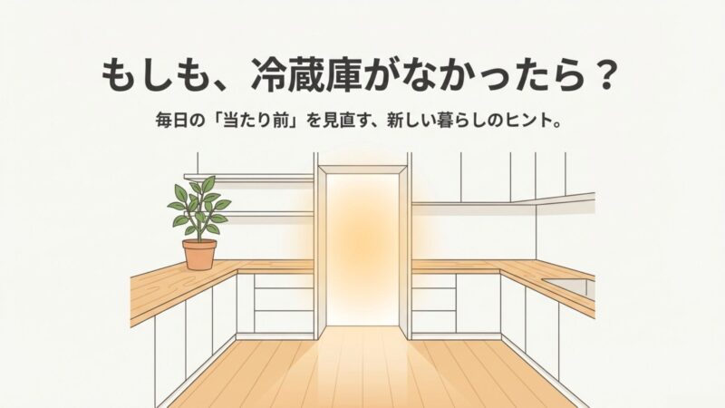 冷蔵庫なし生活は快適？電気代と自炊の変化を販売員が解説 