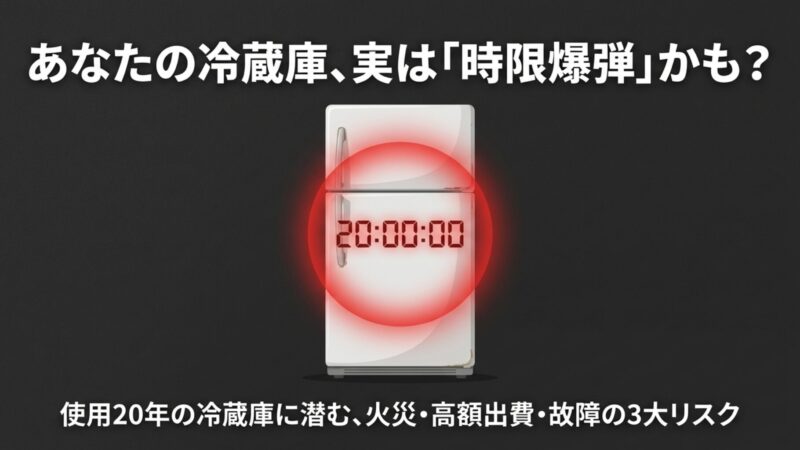 冷蔵庫の寿命は20年？急に壊れるリスクだけじゃない「お金の落とし穴」 