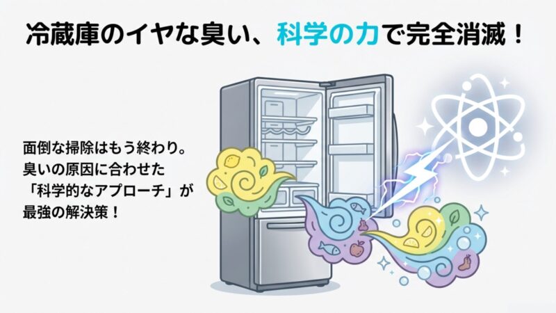 冷蔵庫の中の腐った匂いを消す！プロ直伝の原因別掃除とドレン完全攻略 