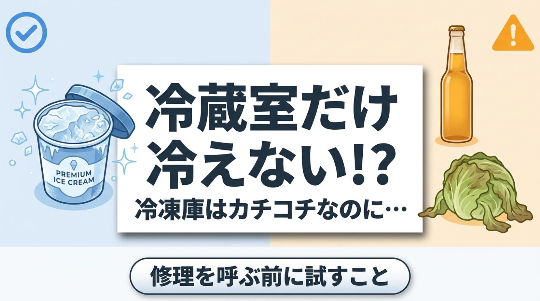 冷蔵庫 冷蔵 室 だけ 冷え ない