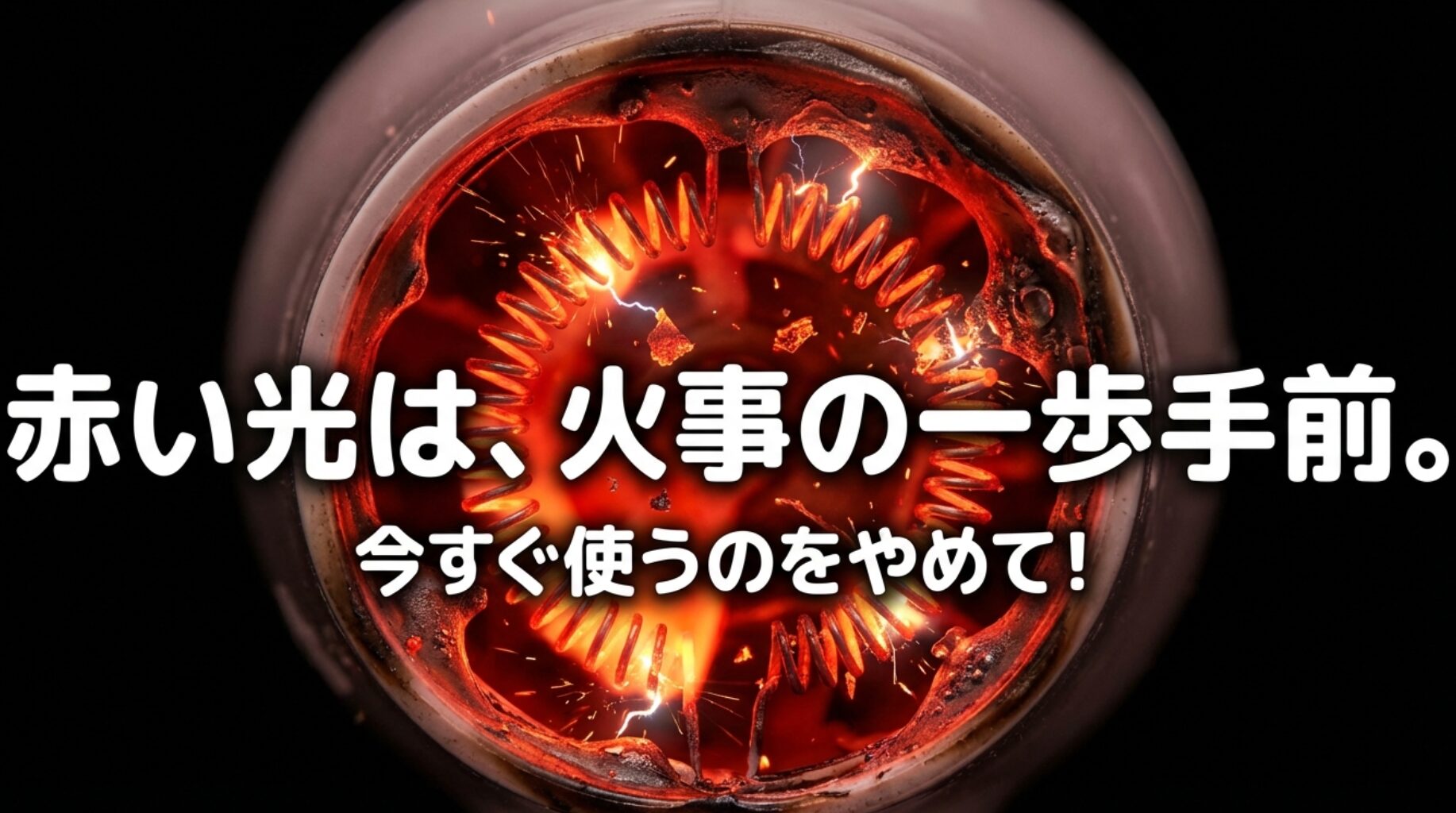 ドライヤーが赤くなる原因は故障？危険な火花や対処法を解説