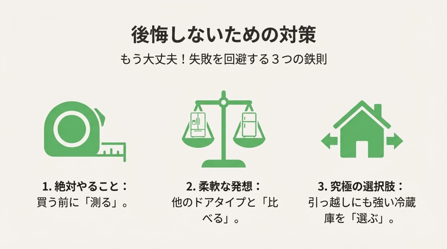 冷蔵庫の左開きで後悔しないための対策
