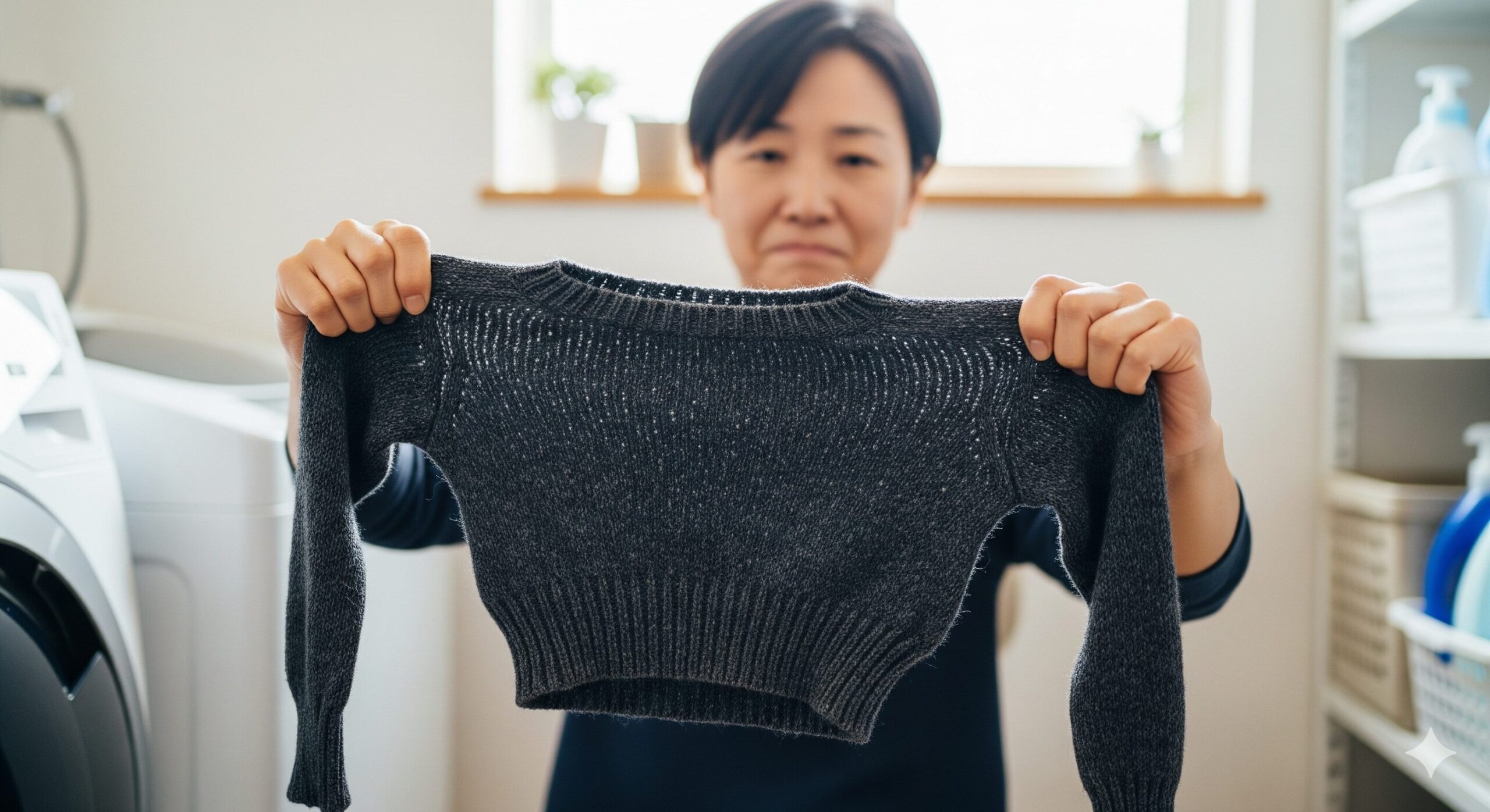 手洗い表示の洗濯物を洗濯機で洗うとどうなる？