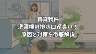 洗濯機の排水溝が臭い！賃貸でできる対策をプロが解説 