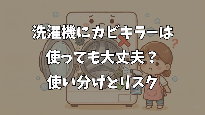 洗濯機にカビキラースプレーは使える？プロが教える使用可否とリスク